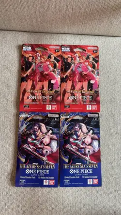 Bandai One Piece Card Game Heroines EB-03 & Azure Sea's Seven OP-14Extra Booster - Image 1