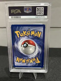 1999 Pokemon TCG Lapras Fossil Holo Unlimited Rare Card 10/62 PSA 9 - Image 2