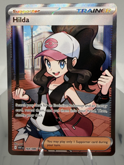 Hilda 164/086 White Flare Ultra Rare Pokemon Card NM+ - Image 1