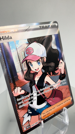 Hilda 164/086 White Flare Ultra Rare Pokemon Card NM+ - Image 2