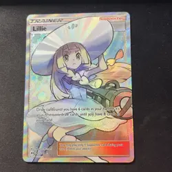 [NM] Pokemon TCG Lillie Sun & Moon Holo Full Art Ultra Rare Card 147/149 - Image 1