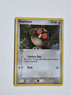 Hoothoot Unseen Forces Holo Stamped 59/115 LP Pokemon Card - Image 1