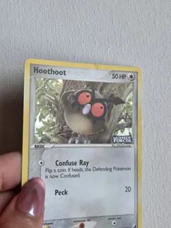 Hoothoot Unseen Forces Holo Stamped 59/115 LP Pokemon Card - Image 3