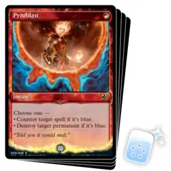 PYROBLAST X4 Signature Spellbook: Chandra Magic MTG MINT CARD - Image 1