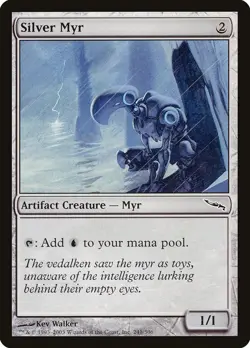 Silver Myr Mirrodin Magic The Gathering MTG Card - Image 1