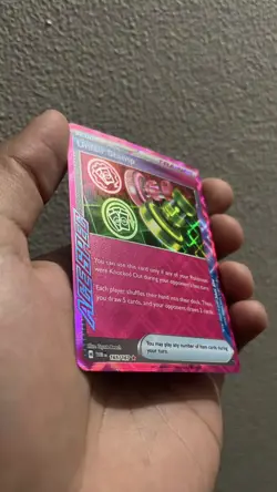 Pokemon Unfair Stamp 165/167 Sv06 Ace SPEC Rare Full Art Holo Card - Image 2