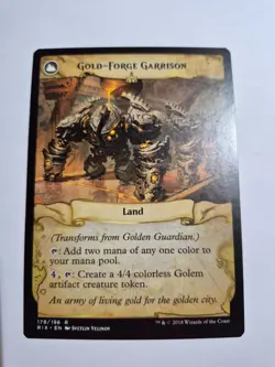 Magic the Gathering MTG - Golden Guardian - Rivals of Ixalan RIX - NM - Image 2
