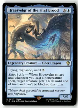 Hraesvelgr of the First Brood 37 Commander: FINAL FANTASY MTG NM - Image 1