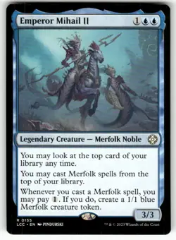 Emperor Mihail II 155 Commander: The Lost Caverns of Ixalan MTG NM - Image 1