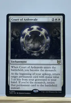 COURT OF ARDENVALE - WOC #0021 Wilds of Eldraine MTG - Image 1