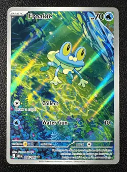 Pokemon Froakie Illustration Rare IR Full Art Holo 088/086 Chaos Rising - Image 1