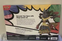Pokemon Ascended Heroes Mega Lucario Premium Poster Collection Box Sealed New - Image 2