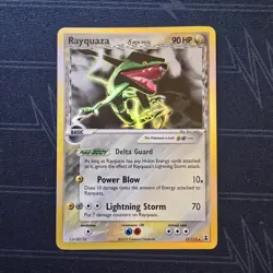 Pokemon Card - Rayquaza Delta Species 13/113 Holo Rare LP/NM - Image 1