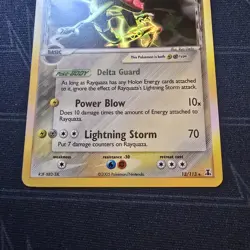 Pokemon Card - Rayquaza Delta Species 13/113 Holo Rare LP/NM - Image 3