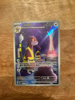 Chaos Rising Watchog IR Illustration Rare 097/086 Pokemon CRI - NM - Image 1