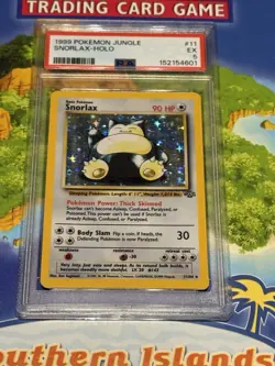 1999 Pokemon Snorlax Jungle Set 11/64 PSA 5 HOLO Vintage Rare - Image 1