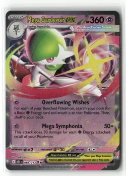 MEGA GARDEVOIR EX 089/217 DOUBLE RARE ASCENDED HEROES POKEMON NM/M - Image 1