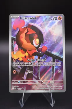 Pokemon TCG Charcadet 022 Me: Mega Evolution Promo Holo NM Ungraded - Image 1