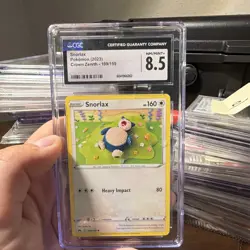 The Pokemon Company CGC 8.5 2023 Snorlax 109/159 Crown Zenith Holo EN - Image 1