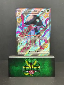 2024 Paldean Fates Toedscruel EX Holo Secret Rare SAR #213/91 - Image 1