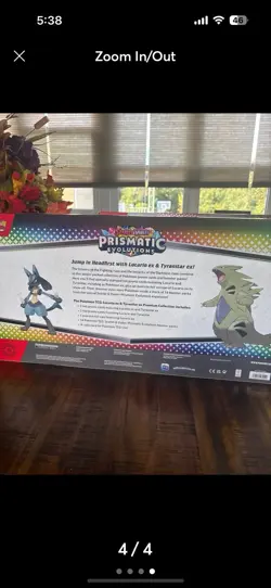 Lot Of 2 Pokemon TCG Prismatic Evolutions Lucario Ex + Tyranitar Ex Coupon Avail - Image 3