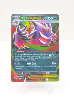 Mega Gengar ex 073 Black Star Promo English Pokemon Mega Moonlit Tin 350HP - Image 1