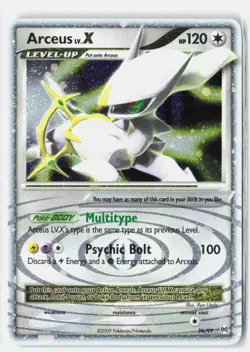 Arceus Lv.X 96/99 HOLO Ultra Rare Arceus Pokemon Holo Moderately Played - Image 1