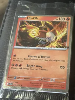 Ho-Oh EB Games Sealed Stamped Promo 010/086 Chaos Rising Pokemon - Image 1
