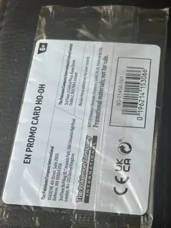 Ho-Oh EB Games Sealed Stamped Promo 010/086 Chaos Rising Pokemon - Image 2