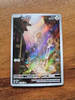 Meltan 179/162 Pokemon TCG Temporal Forces Illustration Rare Gold Star - Image 1