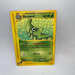 Metapod 87/165 Uncommon Expedition Base Set Pokemon Lightly Played - Image 1