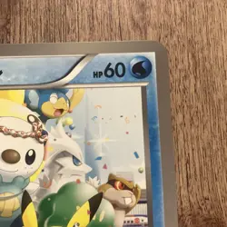 Oshawott BW-P Holo Pokemon Jumbo Card Promo Vintage Nintendo Bandai Japan 2011 - Image 5