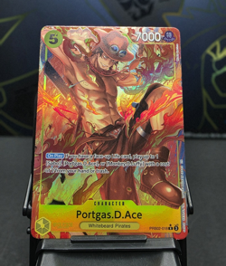 One Piece Portgas D. Ace PRB02-018 Alt Art Foil English 7000 Power - Image 1