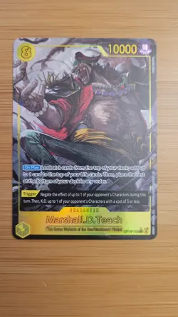 OP16-119 Marshall.D.Teach SEC Alt Art The Time To Battle One Piece TCG English - Image 1