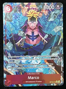 Marco OP16-014 One Piece TCG | Special Rare Alt Art Foil English - Image 1
