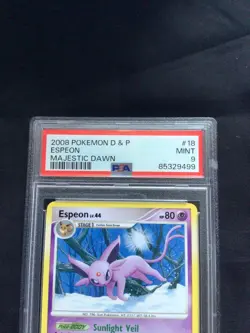Pokemon Cards: Majestic Dawn Rare: Espeon 18/100 PSA 9 - Image 3