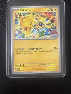Pikachu - 225 (World Championship 2025) 225 Sv: Scarlet & Violet Promo Cards - Image 1