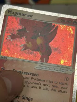 Magmar ex 100/109 Holo Rare EX Ruby Sapphire Pokemon Card LP - Image 3