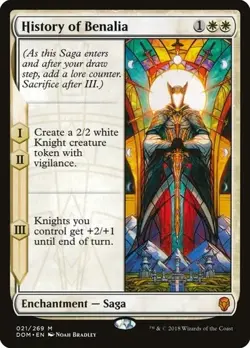 Magic the Gathering History of Benalia Dominaria #21 2018 Mythic Rare MTG Card - Image 1