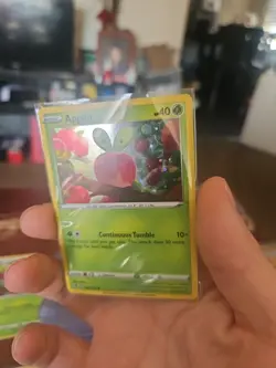 Pokemon Applin 020/192 Cosmos Holo HD Galaxy Swirl (B) - Image 2