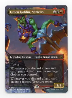 Magic: The Gathering Marvel's Spider-Man Borderless Green Goblin, Nemesis #23 - Image 1