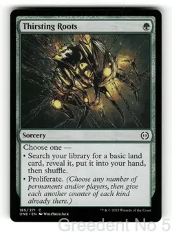 Thirsting Roots 185 Common Phyrexia: All Will Be One Magic: The Gathering NM - Image 1