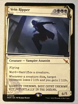 MTG / Vein Ripper / MKM / #346 / Regular (Showcase) / Mythic / NM - Image 1