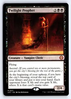 Twilight Prophet 211 Commander: The Lost Caverns of Ixalan Magic NM - Image 1