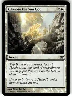 Glimpse the Sun God Born of the Gods FOIL MTG - Image 1