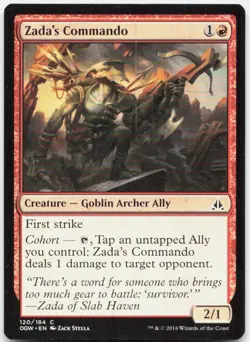 Zada's Commando 120 Common Oath of the Gatewatch Magic: The Gathering LP - Image 1
