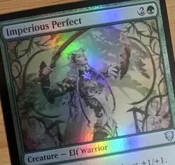 X 1 Imperious Perfect FOIL NM-M CMR 235 MTG Magic The Gathering - Image 1