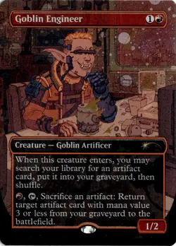 Goblin Engineer (Galaxy Foil) 2103 Magic: The Gathering Secret Lair Drop NM - Image 1