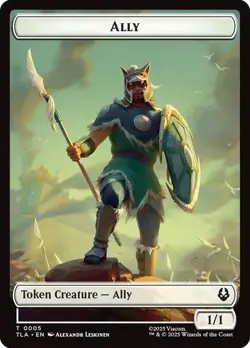 4x Ally/Soldier Token, Avatar Tokens, MTG, 4 pack, Magic the Gathering - Image 1