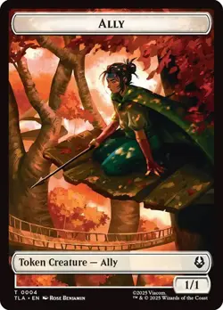 4x Ally/Spirit Token, Avatar Tokens, MTG, 4 pack, Magic the Gathering - Image 1